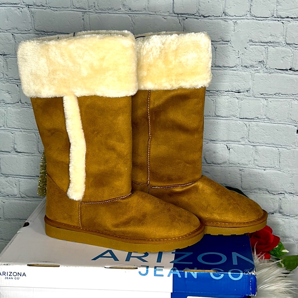 ✨Arizona Jean Co- AZ Summit Cognac Boot Women's Size 8M NIB 👢